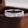Round Moissanite Ring in Gold shown in the product photograph.