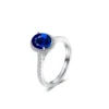 Additional product photograph showing the ring design, setting and band.